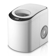휴대용 자동 전기 제빙기 가정용 미니 원형 소형 바 커피숍 15kg 24H, 3)White AU