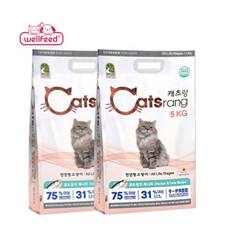 캐츠랑 전연령 올라이프 고양이 건식사료 2p, 닭 + 참치, 5kg, 2개