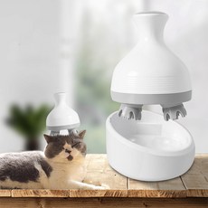 AriceHou 애완동물 강아지&고양이 마사지기 미니 마사지기 충전식 다기능 자동 두피 마사지기 애완동물 고양이 강아지 머리 마사지기