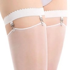 여성벨트 2 개/짝 여성 섹시한 탄성 안티 슬립 다리 가터 벨트 허벅지 높은 스타킹 멜빵 3 클립 코스프레 의상