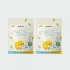  보호리 뉴트리냠냠 강아지 눈 눈물 영양제 자국 냄새 백내장 루테인 2개, 2개/One Size 