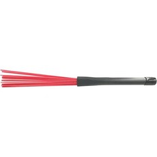 드럼 브러시 스네어 재즈 전문가용 나일론 와이어 스틱 타악기 120g 흰색, Red, 1개