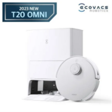  [2023 최신상] 에코백스 T20 옴니 듀얼 스테이션 로봇청소기 자동 물걸레 온수세척&열풍 건조, 단품 
