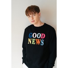 로이로이서울 Good News 맨투맨 (black)