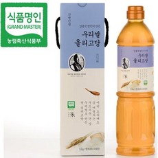 강명인청 우리쌀 올리고당 1.2kg조청 명인 강봉석명절선물세트, 강명인청 우리쌀 올리고당 1.2kg조청 명인 강봉석명절