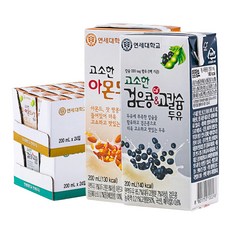 연세두유 검은콩+아몬드잣 두유 (190ml x 48입), 48개, 190ml
