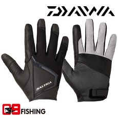 다이와정품 DG-7322 솔티가글러브 바다지깅 낚시장갑, 블랙 L