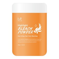 비티 하이라이트 블리치 파우더 500g 대용량 헤어탈색제 모발탈염 블랙빼기 회색 카키칼라 염색 미용실, 1개