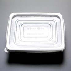 미니사각찜용기 탕용기 M-1923A화이트 200세트 버디팩