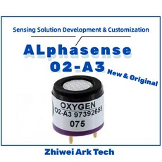 ALPHASENSE 산소 센서 O2-M2 호환 가스 감지기 O2-A3, 1개