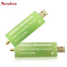 USB 2 0 RTL SDR 0 5 PPM TCXO RTL2832U R820T2 TV 튜너 스틱 AM FM DSBBS SW 소프트웨어 정의 라디오 스캐너 수신기 TV 스틱, 없음