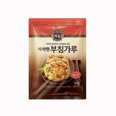 221 버드나무 / 요리 바삭한 부침가루 1kg CJ 백설 백설 바삭한 부침가루, 단일 수량