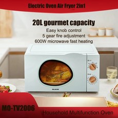소형오븐 가정용 MO 전자 2in 전기 레인지 1 대용량 서리 기계 제거 TV2006, WHITE_CHINA | KR, 01 WHITE_02 KR