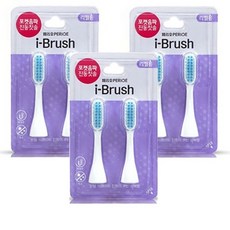 페리오 카카오 프렌즈 I-brush 라이언 음파 진동 칫솔, 3개, 리필용 칫솔해드