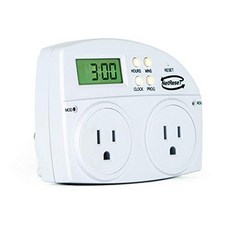 해외1515986 NetReset-Digital Timer Outlet Automating Modem and 라우터 공유기 Reboot.Net Reset Turns, One Size_Grey, 상세 설명 참조0, 상세 설명 참조0
