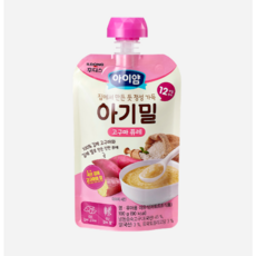 아이얌 아기밀 고구마 퓨레, 100g, 10개