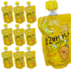 노브랜드 망고바나나 어린이음료, 10개, 100ml