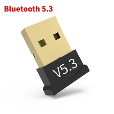 PC 스피커용 USB 블루투스 5.4 5.3 동글 어댑터 무선 마우스 키보드 음악 오디오 리시버 송신기 드라이브, 01 BT 5.3 Black - 블루투스리시버