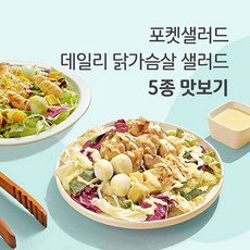 간편한 밀키트 데일리 닭가슴살 샐러드 5종 맛보기, 1개