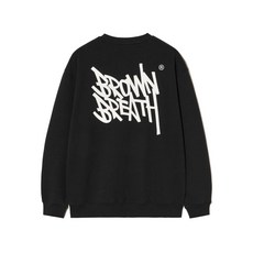 [브라운브레스] TAG CREWNECK - BLACK