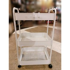 모던하우스 나사없이 쉽게 조립하는 3단 메탈트롤리(후크세트) 화이트 BT0323014