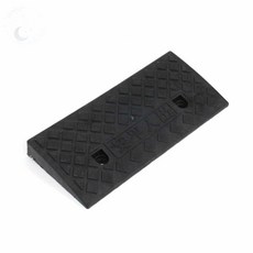 LUNAMAY 문턱경사판 계단 문턱 휠체어 진입판 50X22X5CM 블랙