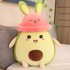 대형 초대형 모찌인형 안고자는인형 바디 필로우 애착 인형 수면 귀여운 아보카도