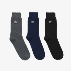 [라코스테] 남성 3PACK 베이직 신사 양말 번들 RA121B-53N 166