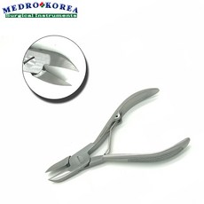 Medro-Korea 의료용 발톱 깍기 12cm 가위 겸자 핀셋 포셉 집게, 1개
