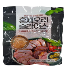 CJ 이츠웰 훈제오리 슬라이스 800g 훈연으로 풍미를 더한, 2개