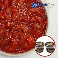 [피시원] 국내 자연산 매운양념 깐 대하장 300gx2팩, 2개