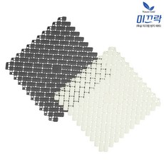 국내생산 미끄락 욕실미끄럼방지매트 25장 초간편설치, 그레이+화이트