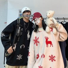 슬기로운생활 스웨터 여성 클래식 겨울 가을 학생 와이드 핏아우터