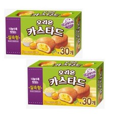 오리온 카스타드 실속형 대용량 30개 690g x6(한박스), 6개