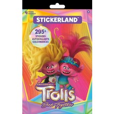 Trolls Band Together - STICKERLAND 4페이지 패드 스티커