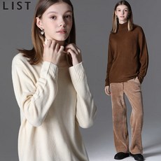 [리스트.] [리스트] 소프트 터틀넥 니트 풀오버