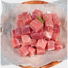 라온폭스 큐브스테이크 HACCP 인증 4종 한돈안심, 10개, 100g