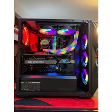 몬스타 가츠 AMD 7950X3D RTX4080 SUPER 32G 커스텀수냉 연꽃 상품 이미지