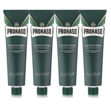 프로라소 면도 비누 쉐이빙 솝 유칼립투스 그린, 4개, 150ml