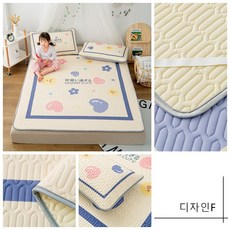 DW 어린이 침대패드 여름패드 캐릭터 통기성패드 유아동 요/매트, 디자인F(1.8m), 1개