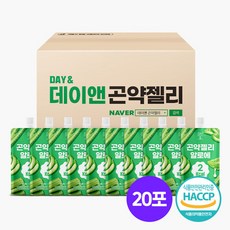 참앤들황토농원 데이앤 곤약젤리 알로에 150g 20팩, 단품없음, 20포