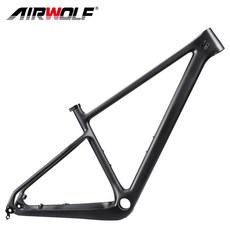 에어 울프 카본 프레임 29er Mtb 프레임 셋 디스크 브레이크 160mm 스루 액슬 142*12mm 또는 퀵 릴리스 135*9mm 카본 마운틴 바이크 프레임|자전거 프레임|, 1개, oem painting