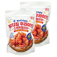 바삭한 닭껍질 후라이드 칠리스위트, 200g, 2개