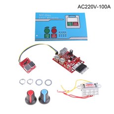 디지털 디스플레이 스팟 용접 제어판 제어 보드 조정 전류, 01 AC220V-100A, 1개