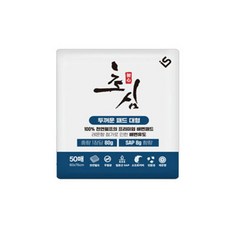 초심 도톰 패드 80g 50매(대) 블루, 1개, 50개입 - 초심패드