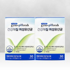 메디포스트 지노프레쉬 건강해질 여성 유산균, 30캡슐, 2개