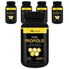 마이라이프내추럴스 퓨어 프로폴리스 2500mg 베지터블 캡슐, 5개, 120정