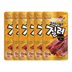 샘표 질러 부드러운 육포, 30g, 6개 - 느린육포