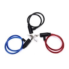 사이클링 케이블 도난 방지 자전거 스쿠터 안전 잠금 장치 키 2 개 8x640mm 1, [01] Random Color