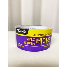 오공 고강도 알루미늄 테이프 40mm x 5M, 1개